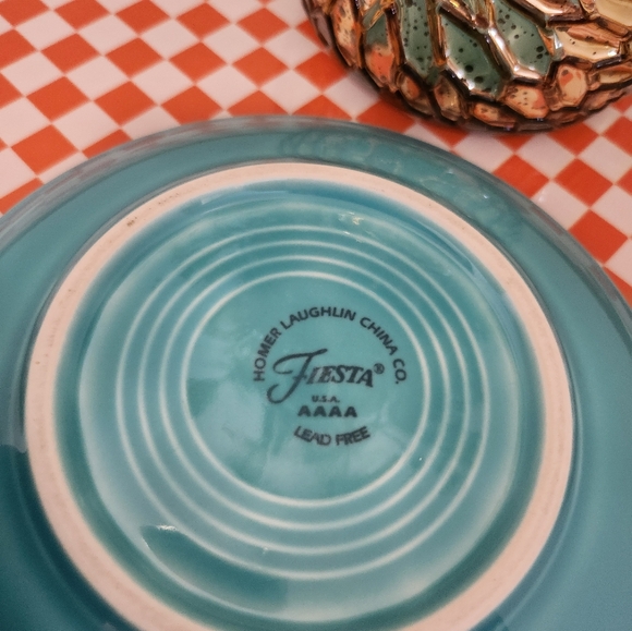 fiestaware set of 3 teacups - Picture 4 of 6